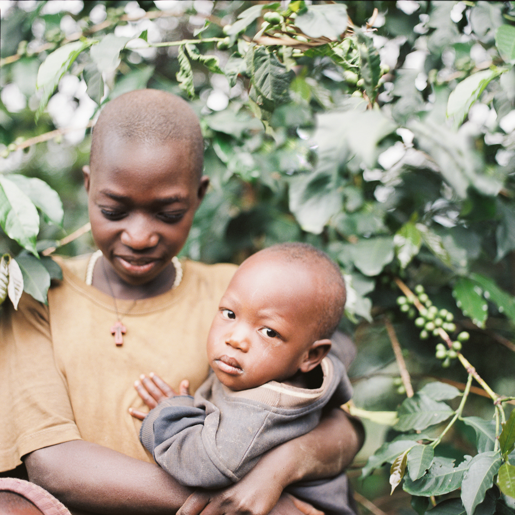 Two of Anicet's 7 daughters on Mvumvu hill... one of the furthest and most rural hills we work with.