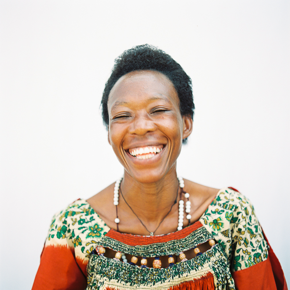 Close-up portrait of a Burundian coffee farmer